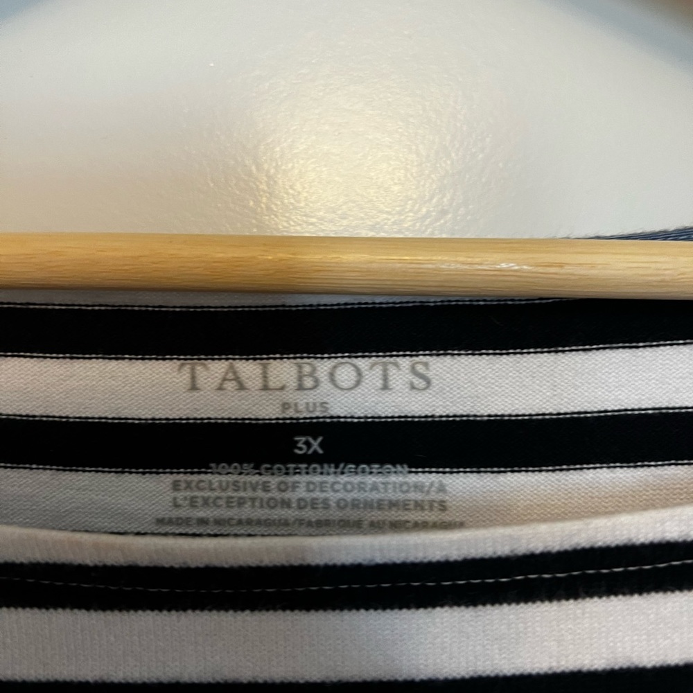 Talbots striped top - Picture 2 of 4